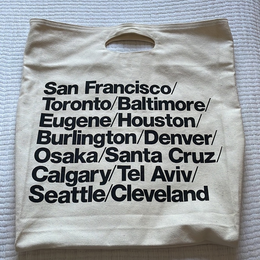 American apparel canvas tote